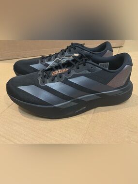 adidas Originals adizero EVO SL KJ1363 Core Black Grey Four Impact Men’s Sz 13
